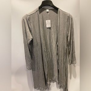 Swomog Women’s Maternity Nursing Robe W/Belt Grey Sz. Medium